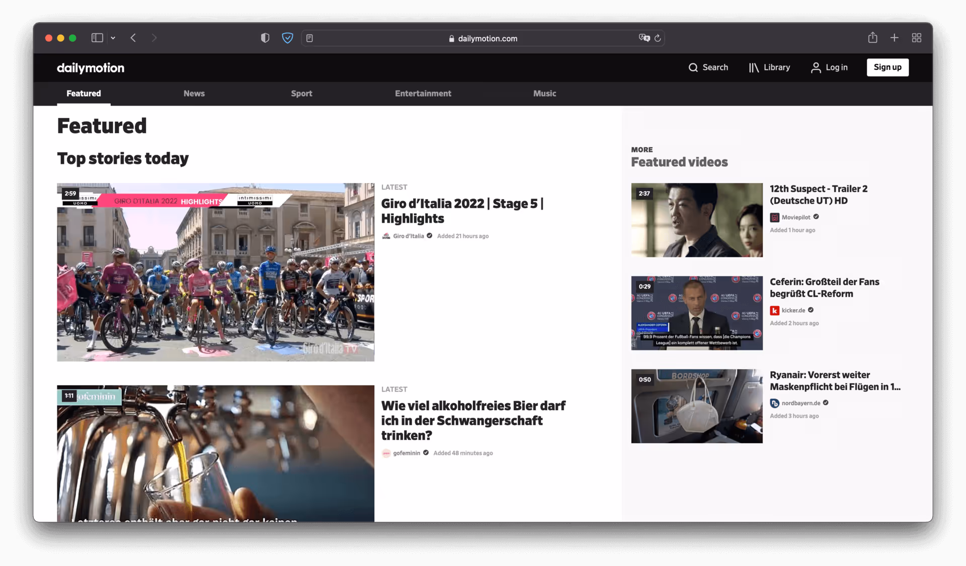 Dailymotion Video Hosting