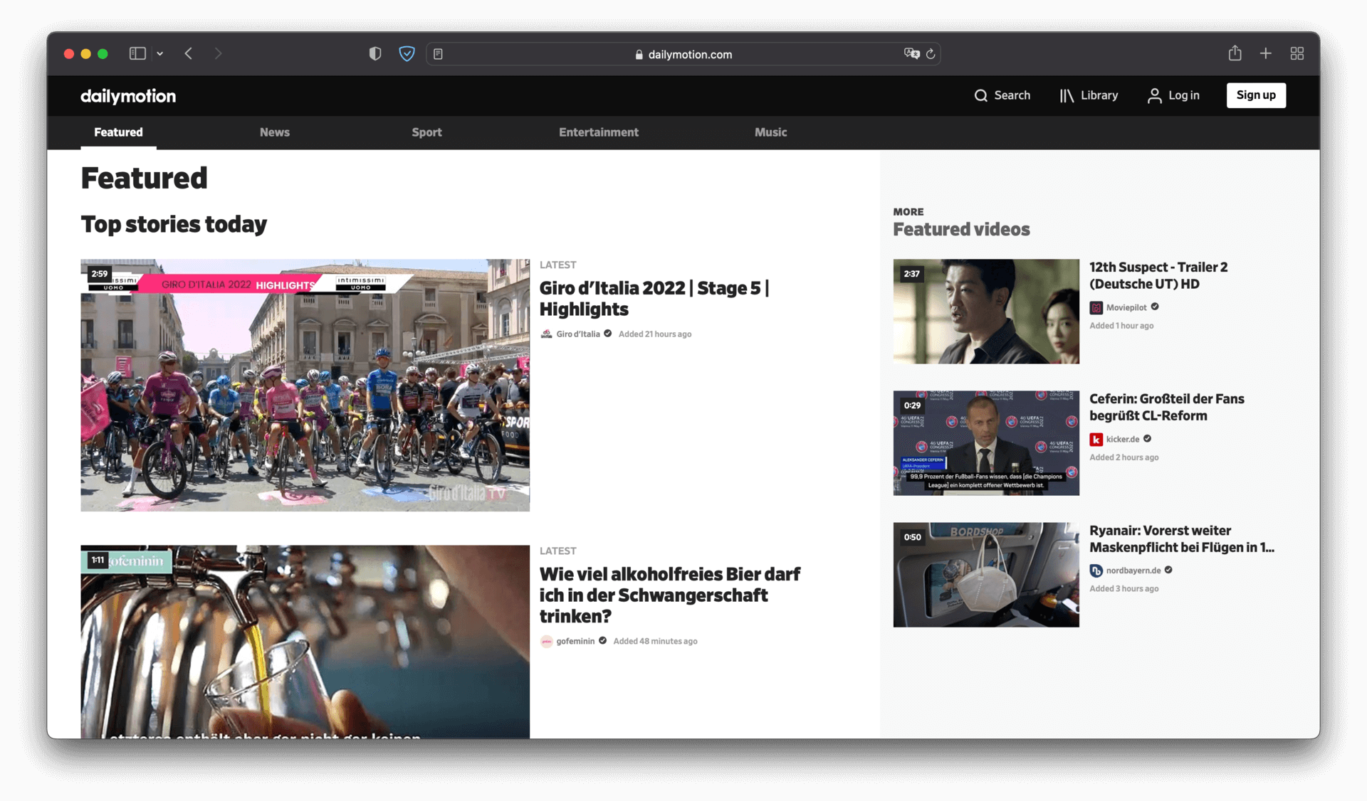 Dailymotion Video Hosting