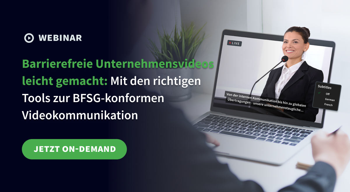 webinar - Corporate Videos easily accessible