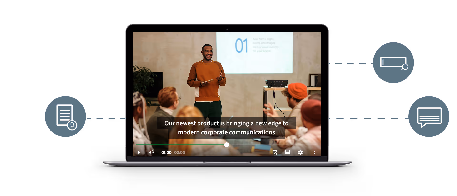 VideoManager Pro with transcript, subtitles, metadata functionalities