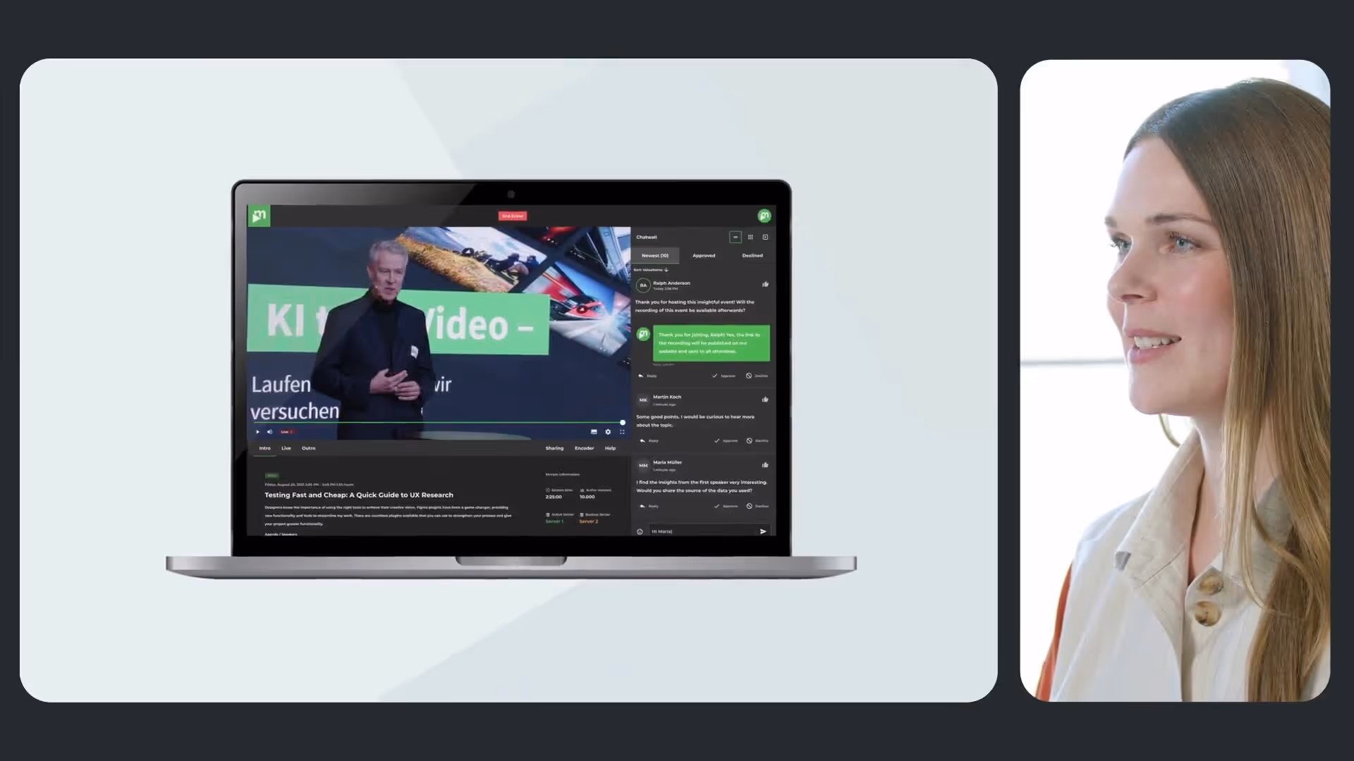 LiveStream Pro - Produktvideo screenshot