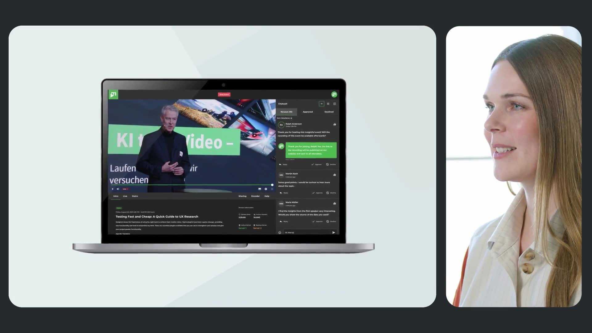 LiveStream Pro - Produktvideo screenshot