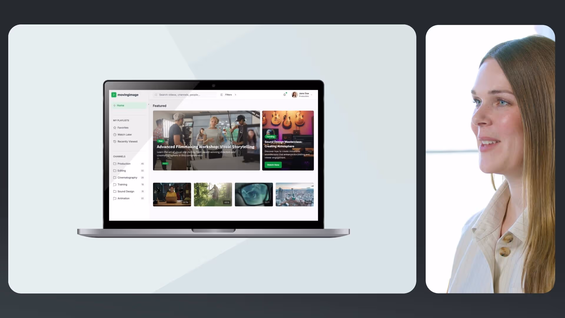 CorporateTube Produktvideo screenshot