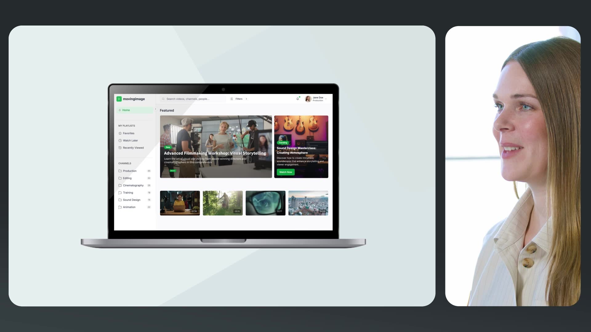 CorporateTube Produktvideo screenshot