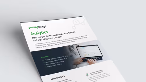 movingimage Analytics Flyer