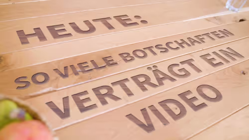 Video-Wahrheiten: Warum weniger oft mehr ist bei Videos Video-Wahrheiten: Weniger ist mehr