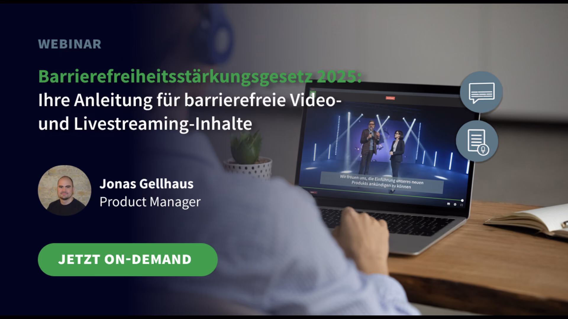 Webinar-Vorschaubild: Barrierefreiheitsstärkungsgesetz 2025