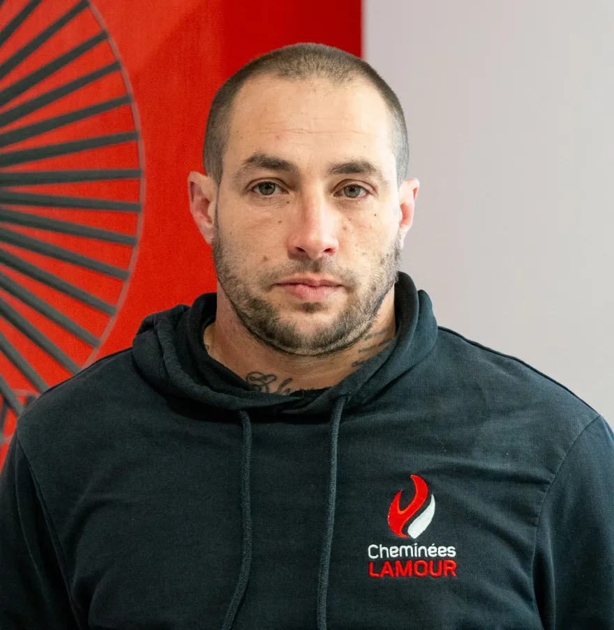 L'équipe Cheminées Lamour : Mickael