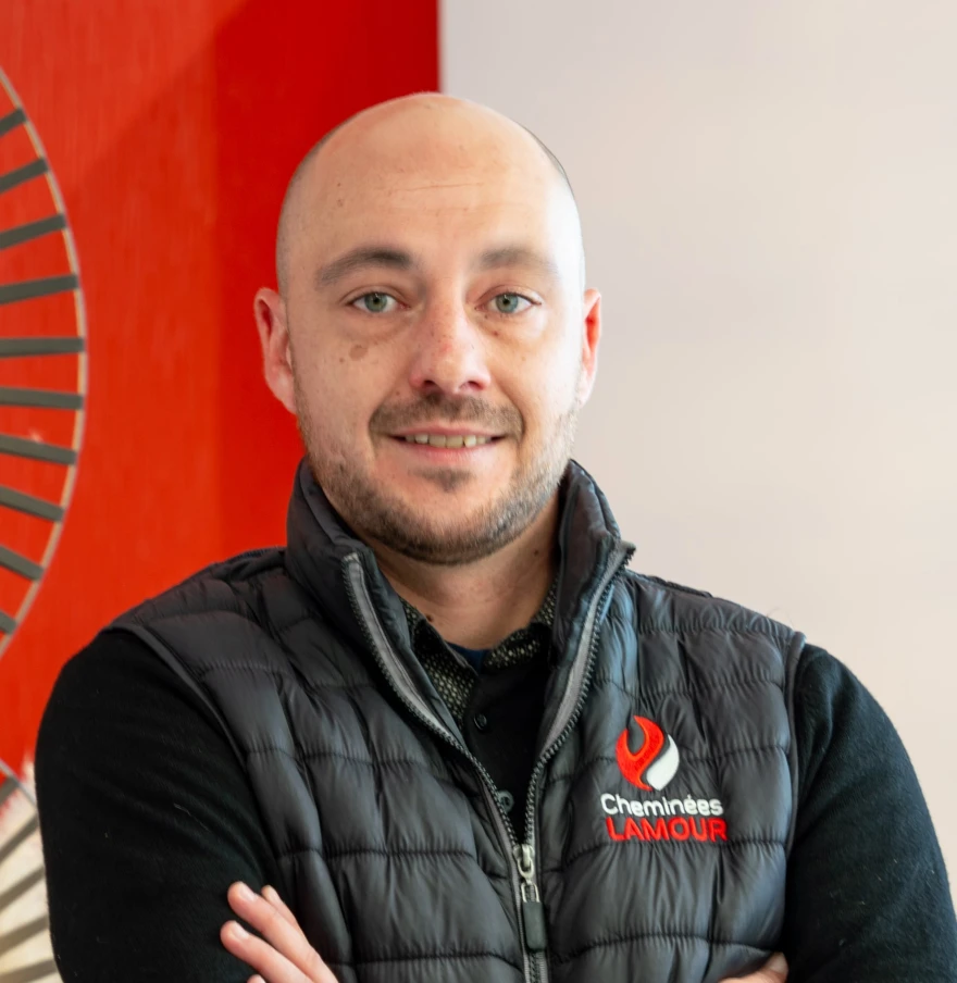 L'équipe Cheminées Lamour : Yannick