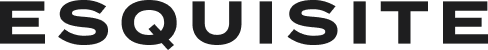 Esquisite wordmark logo in black uppercase letters.