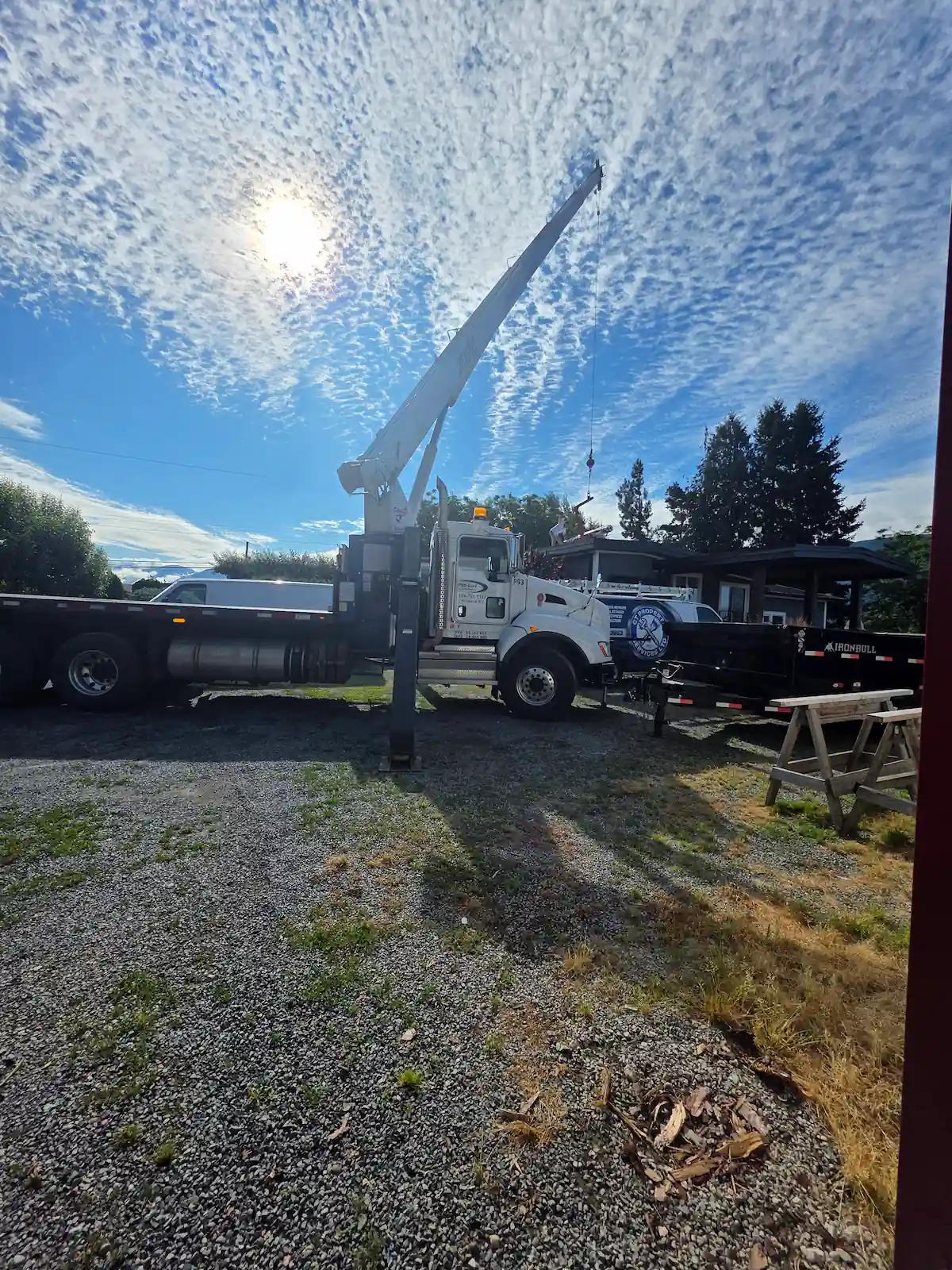 CT Property work van with crane