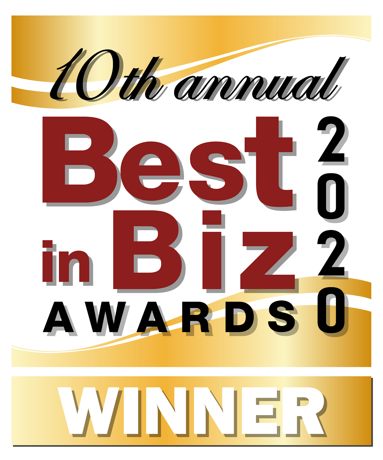 10th Annual Best in Biz Awards 2020 Winner certificate or logo