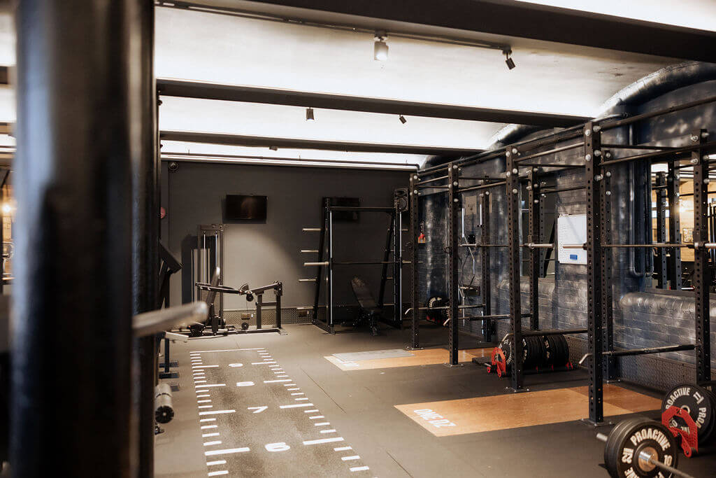 Functional fitness and strength training area at ONE|DZ Gym in Derby