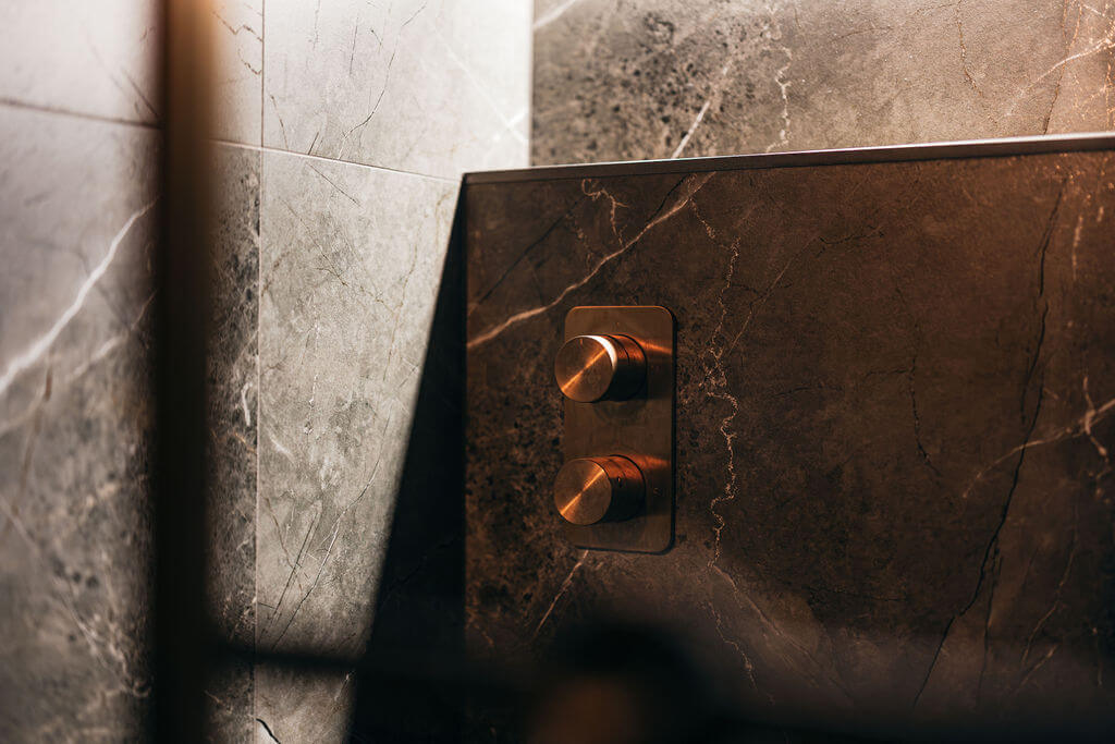 Close-up of sauna controls at ONE|DZ Gym in Derby