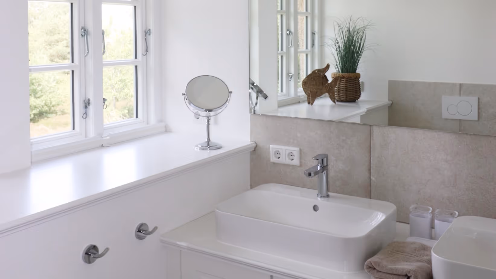 Ferienhaus Amrum Nebel - Eastside - Badezimmer OG