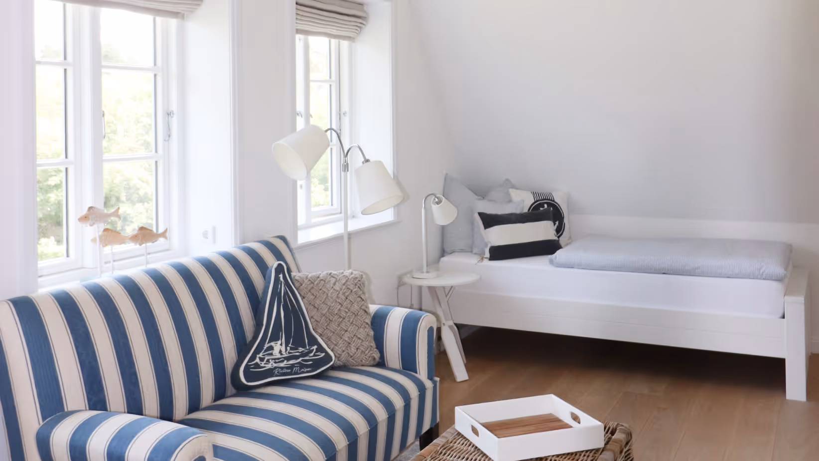 Luxus Ferienhaus Amrum - Eastside - Schlafzimmer Dachgeschoss