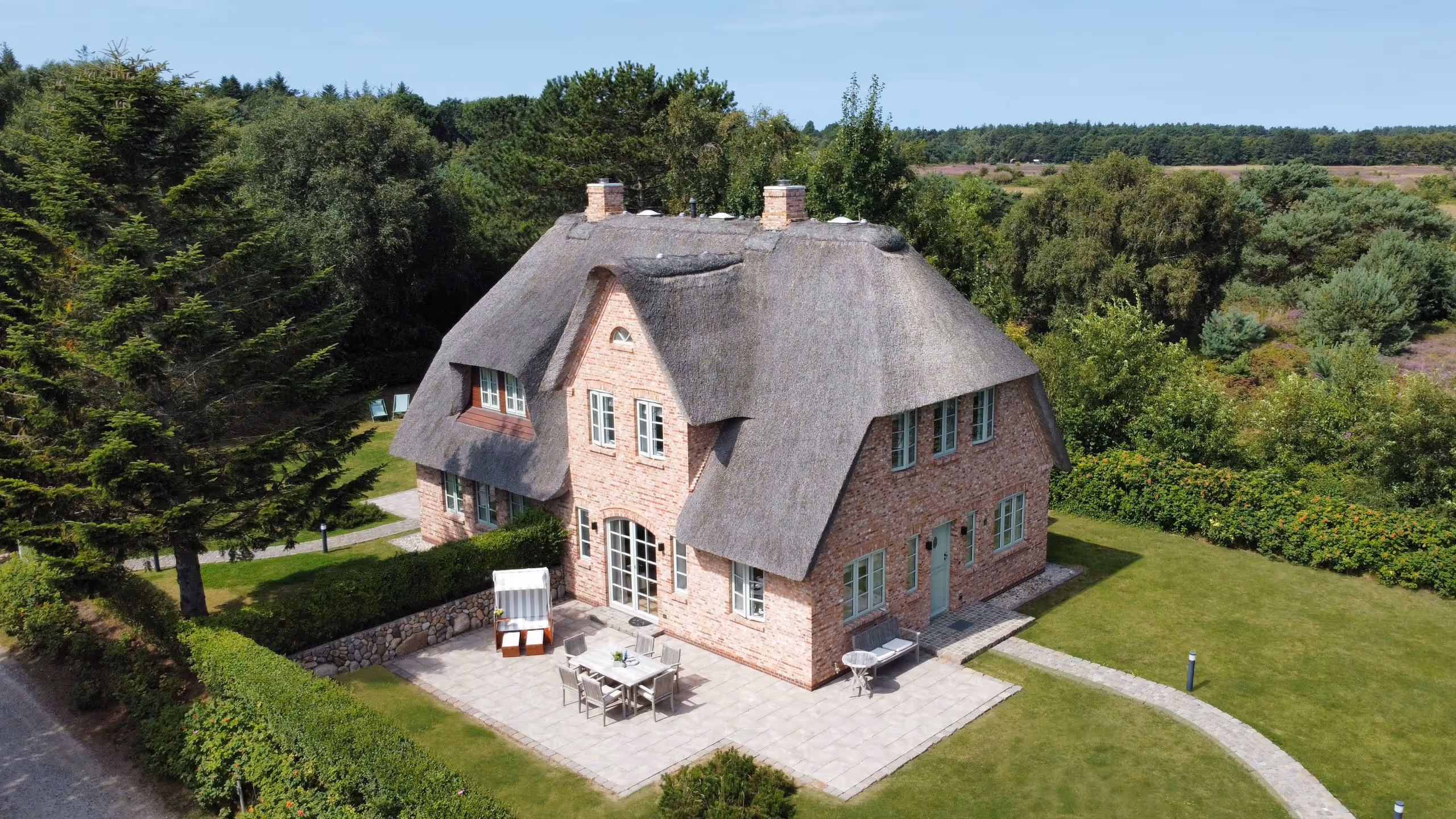 Reetdachhaus mit Garten in Nebel – Ferienhaus Amrum