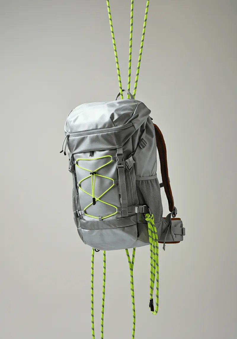 back pack with light background