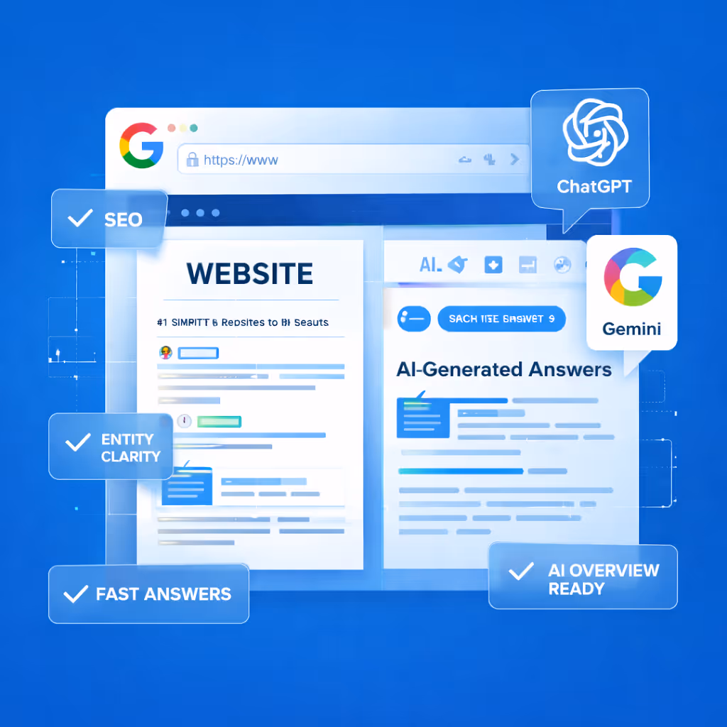 Search engine and AI visibility optimization