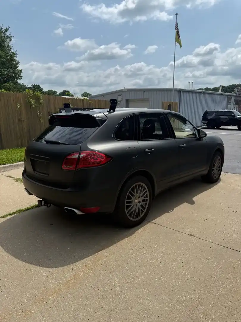 This custom vehicle project features a stunning matte finish and precision automotive detailing, showcasing the exceptional craftsmanship of Layrite Customs in Liberty, MO.