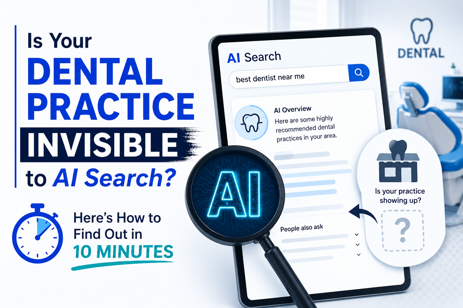 Is Your Dental Practice Invisible to AI Search? Here’s How to Find Out in 10 Minutes