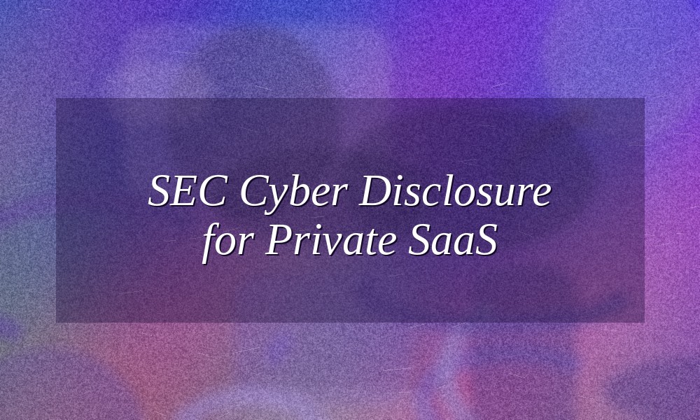 Illustration for SEC cyber disclosure and SaaS vendor incident notification SLAs