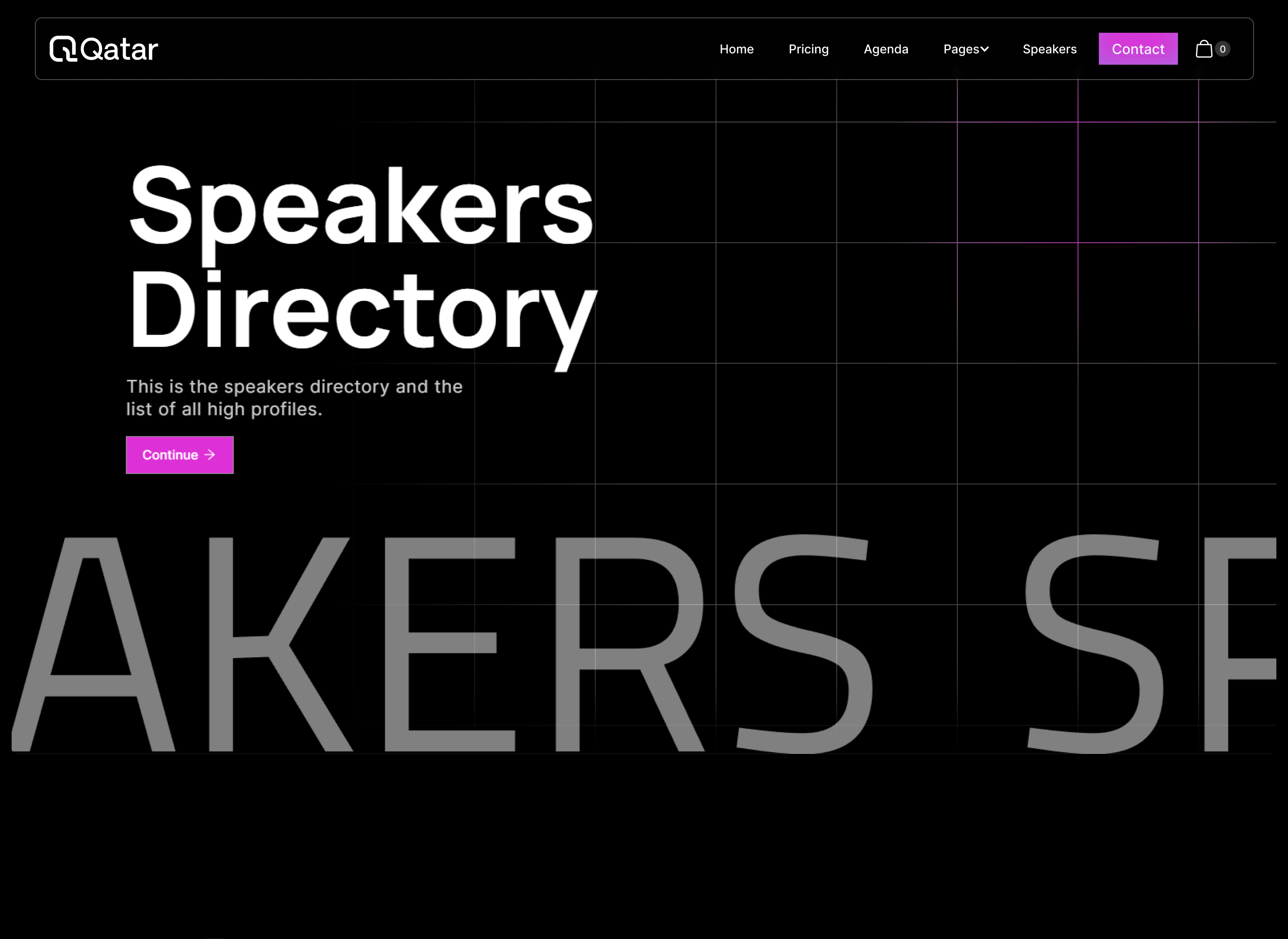 Qatar Event Webflow Template - Designed by Azwedo.com and Wedoflow.com