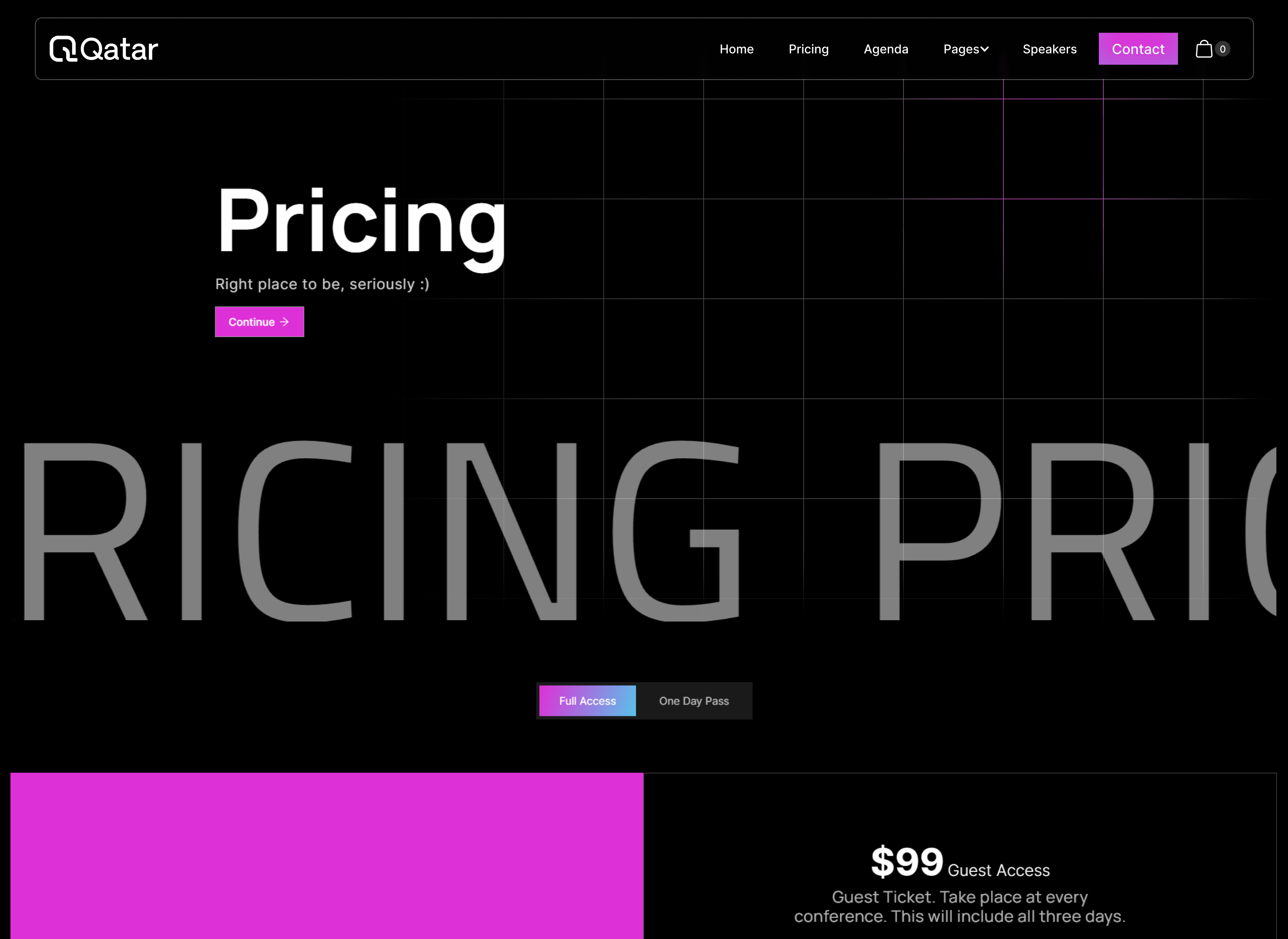 Qatar Event Webflow Template - Designed by Azwedo.com and Wedoflow.com