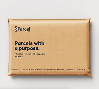 Fully paper-based honeycomb mailers for medication delivery compostable