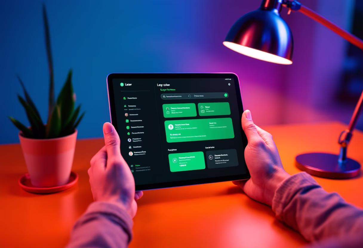 [interface] image of legal software interface showcasing features (for a legal tech)