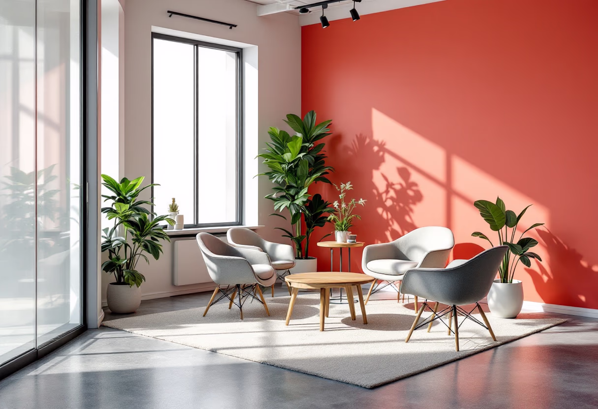image of a welcoming office environment in an insurance agency