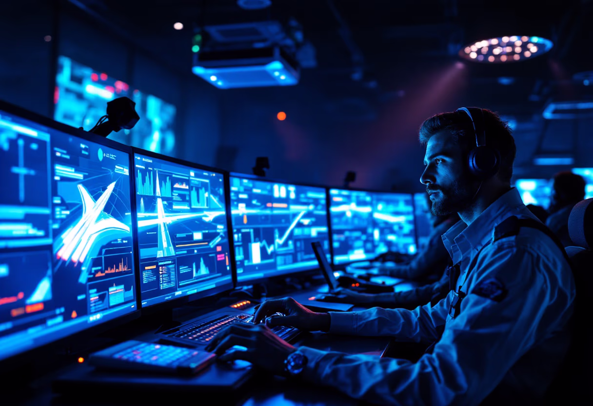 image of a traffic control center (for a mobility and transportation)
