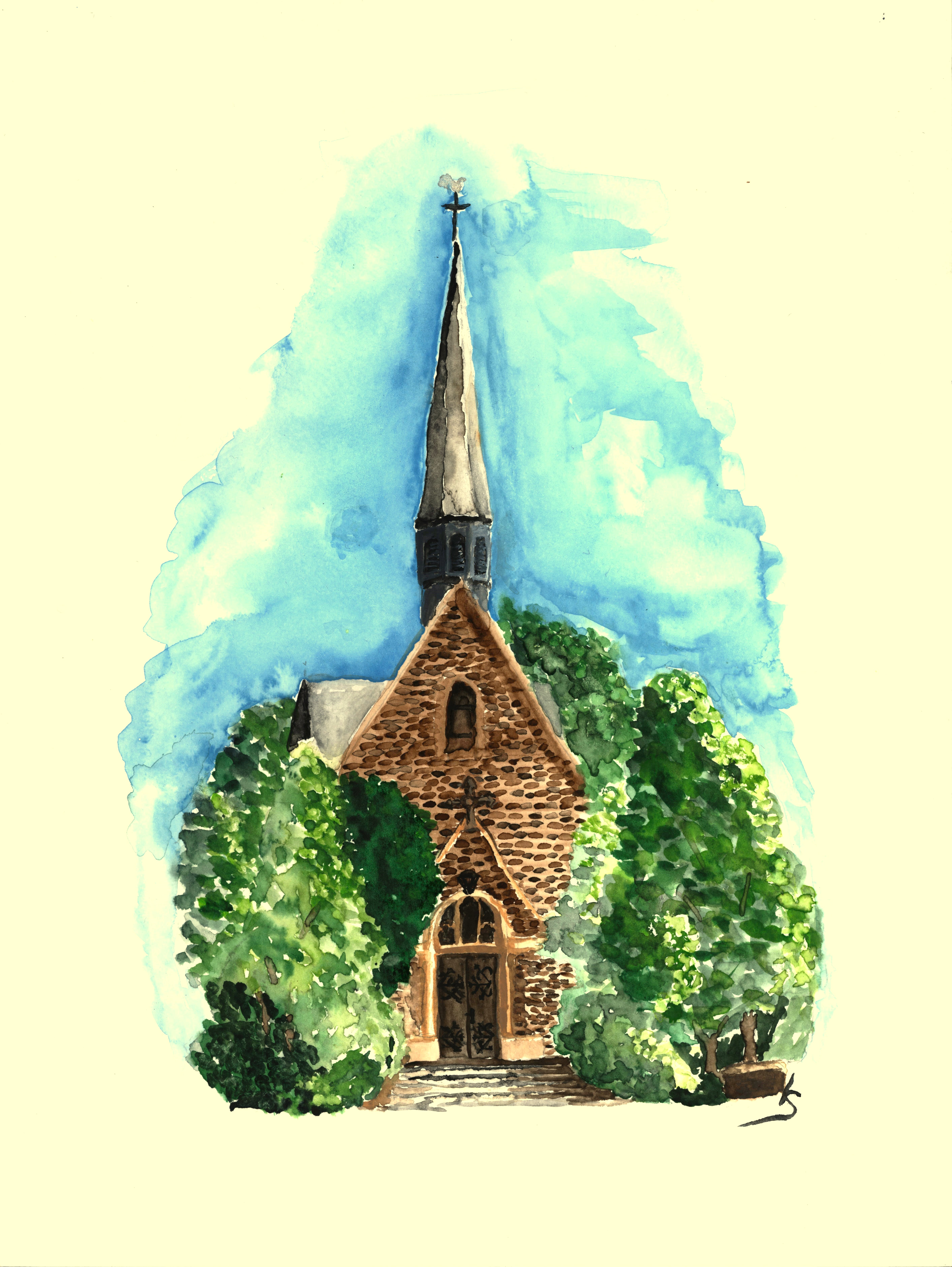 Kapelle Vettelhoven in Aquarelle