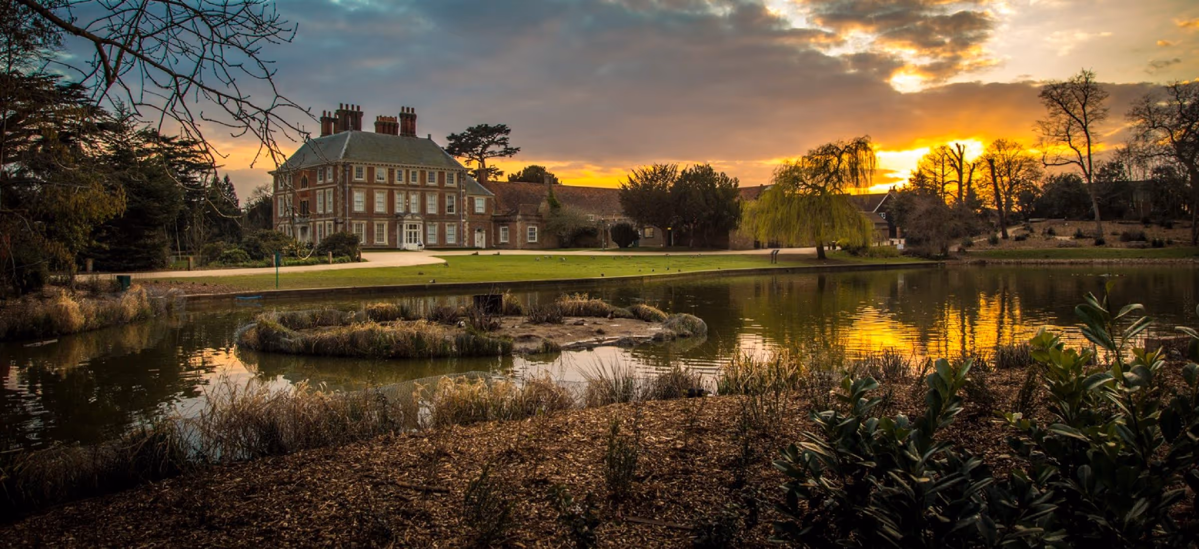 Forty Hall at Sunset