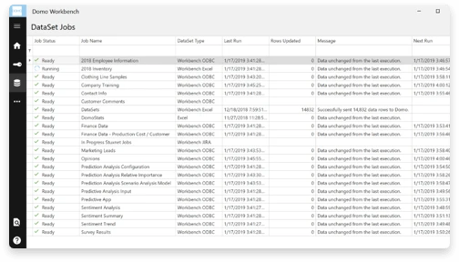 Product feature workbench scale jobs
