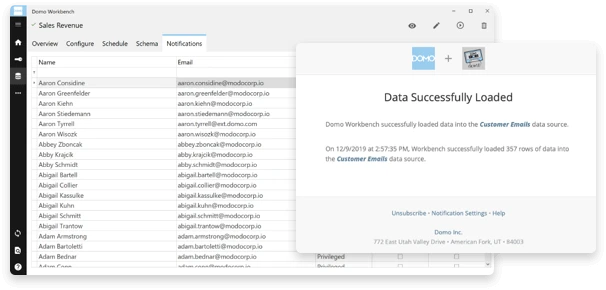 Product feature workbench schedule monitor jobs