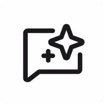Message Sparkle Icon