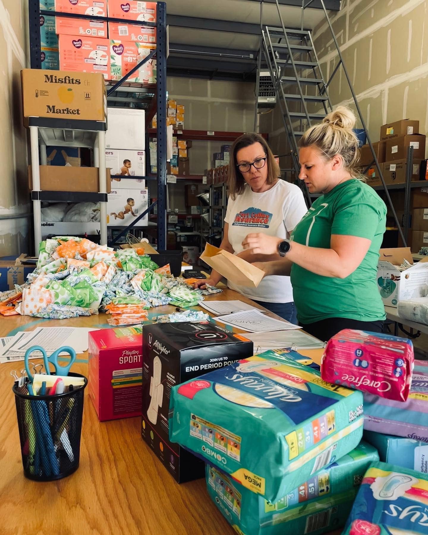 Charity drive with Fort Collins Insurance CO