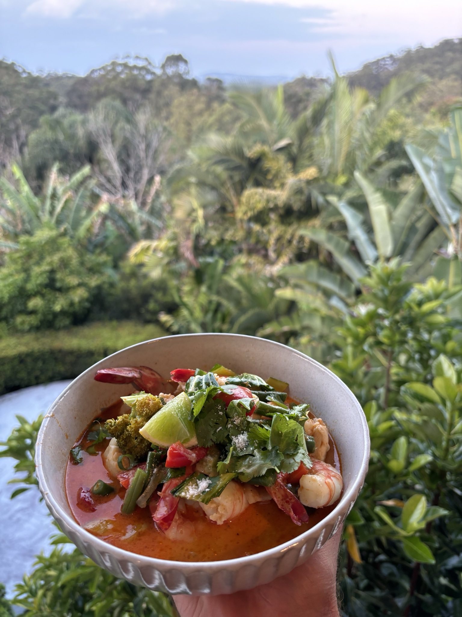 quiet house in amongst mountains