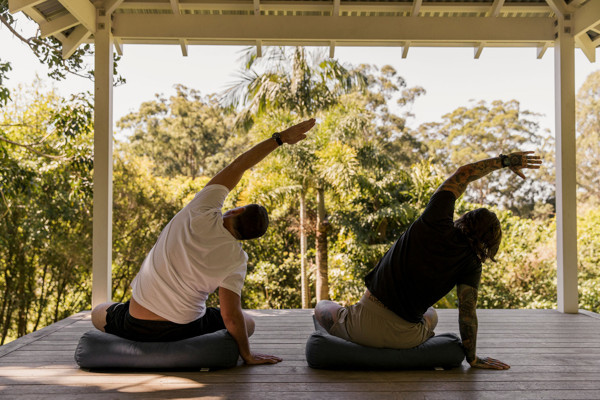 aerial view of a headland
