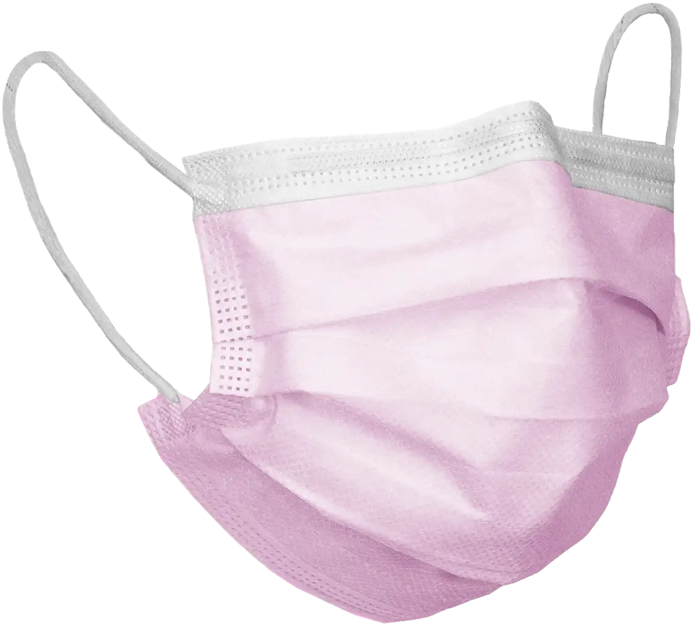 VIVIT Supply ASTM Level 1 pink ear loop medical face mask