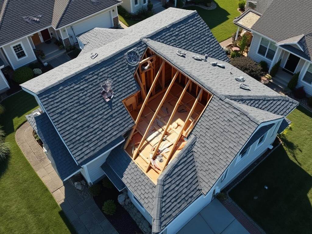 Drone inspection for roofing compliance