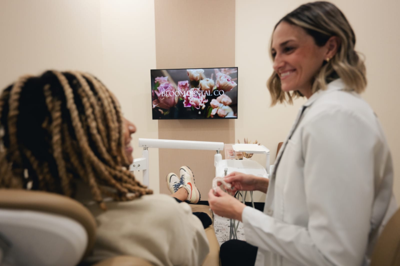 Professional dental implant consultation at Bloom Dental Co. in Henderson, Nevada with experienced dentist.