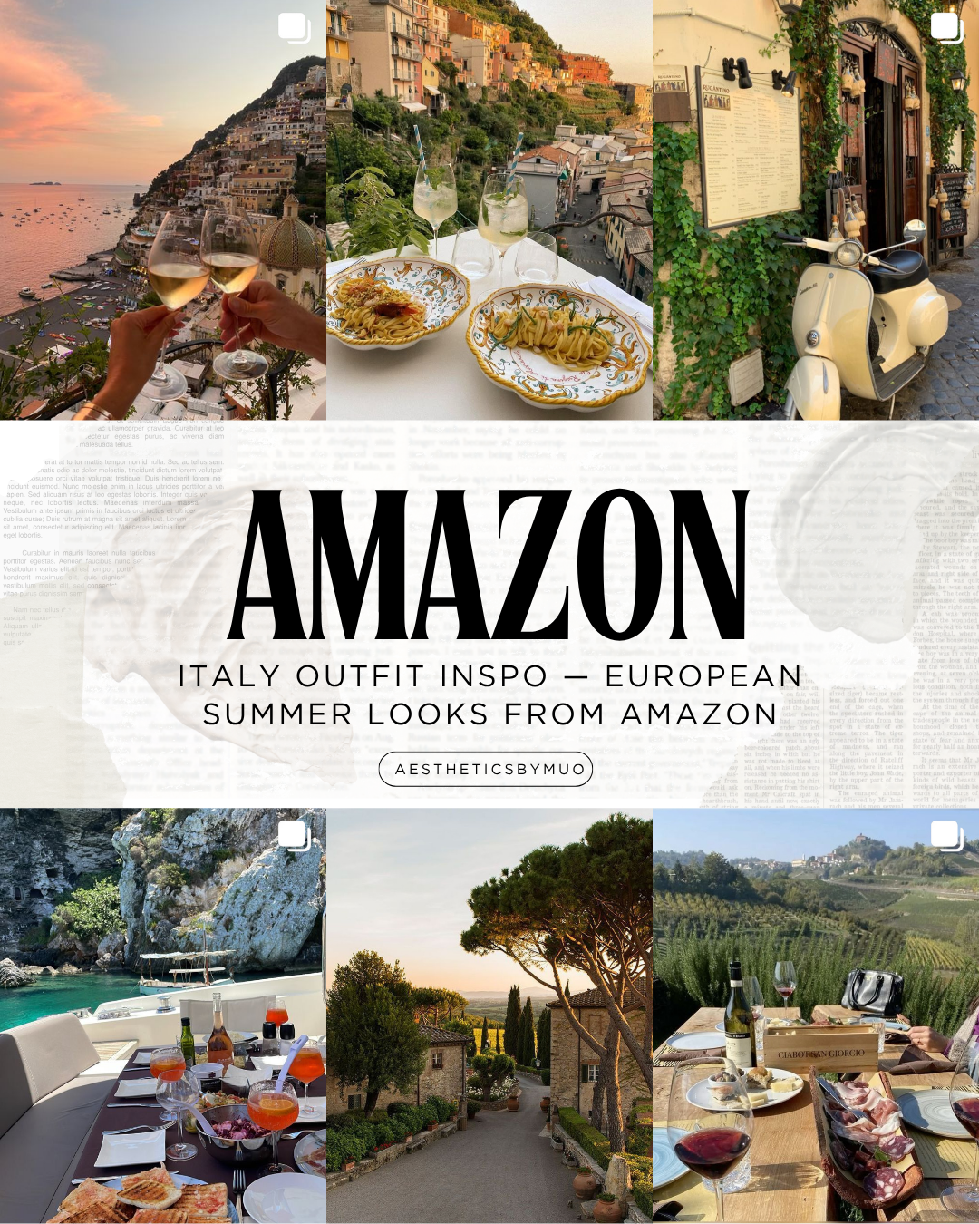 Italy Outfit Inspo — European Summer Looks from Amazon