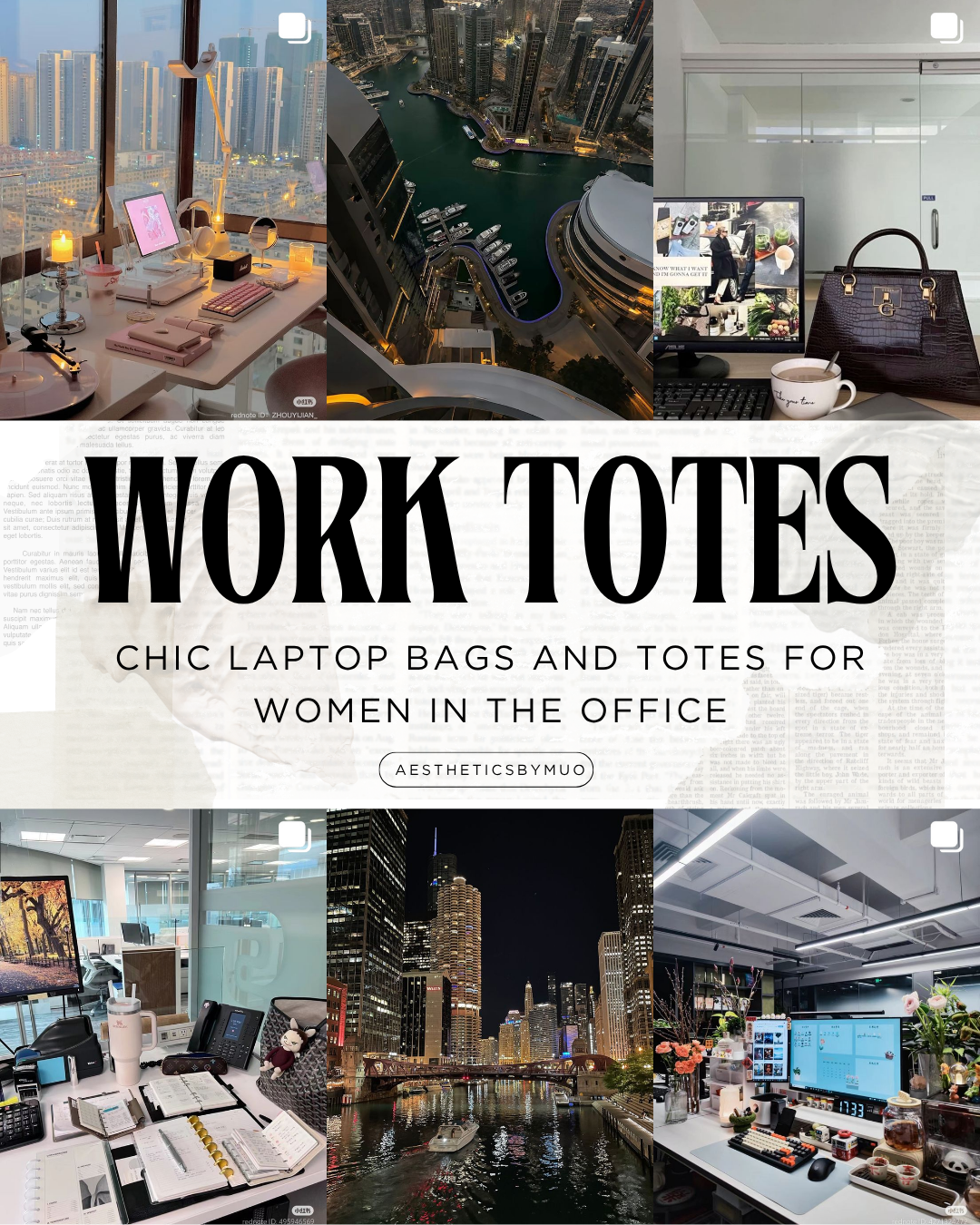 Chic Laptop Bags And Totes For Women In The Office