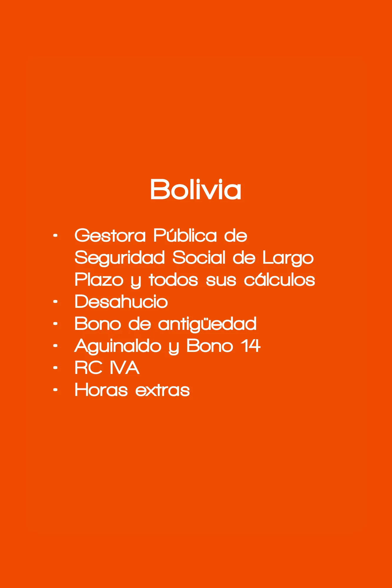 Gestora Pública de Seguridad Social de Largo Plazo y todos sus cálculos Desahucio Bono de antigüedad Aguinaldo y Bono 14 RC IVA Horas extras