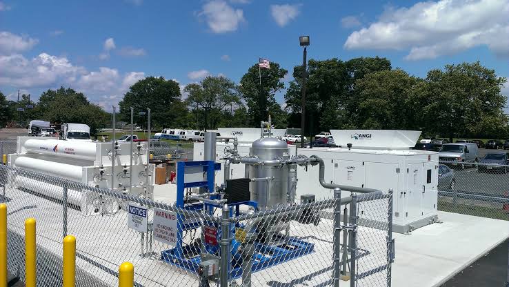 CNG Fueling Station at Elizabethtown Gas | Nelson + Pope