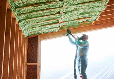 attic insulation installation
