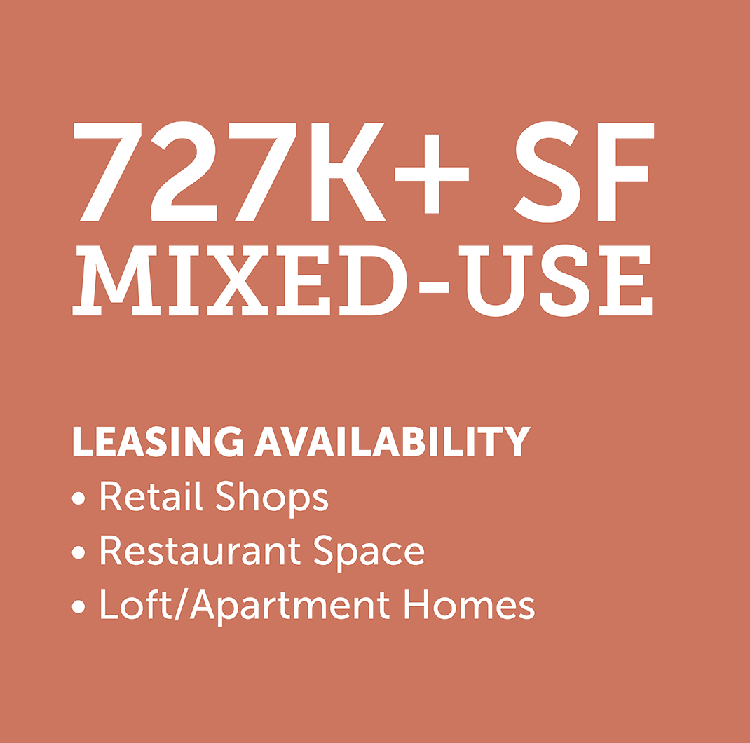 Text graphic that provides information about leasing availability.