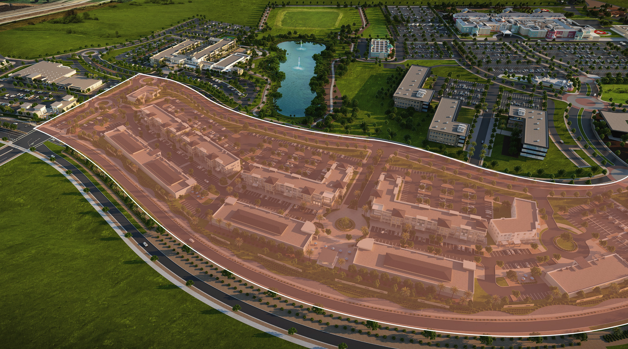 The Hill - retail render